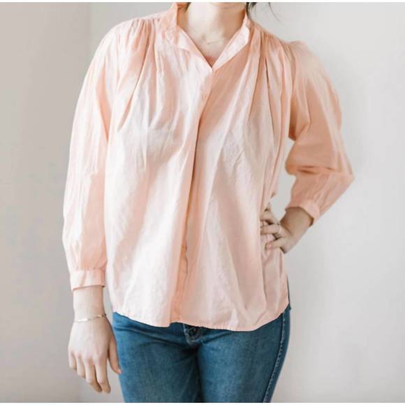 NEW A SHIRT THING flora top in peach - Picture 1 of 1